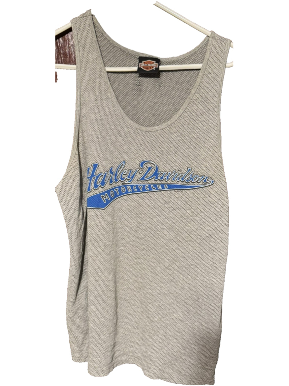 Harley-Davidson Vintage Tank Top Pocono Mountains PA Men's Sz L (?) Gray H-D